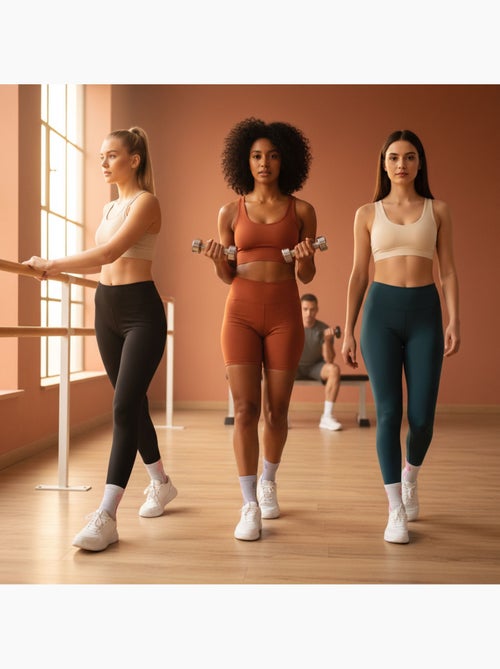 Sergio Tacchini Pack Calcetines Cortos Mujer Quarter Lote de 6 - Kiabi