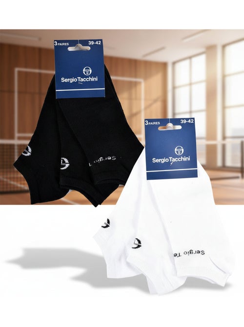 Sergio Tacchini Pack Calcetines Cortos Mujer Quarter Lote de 6 - Kiabi