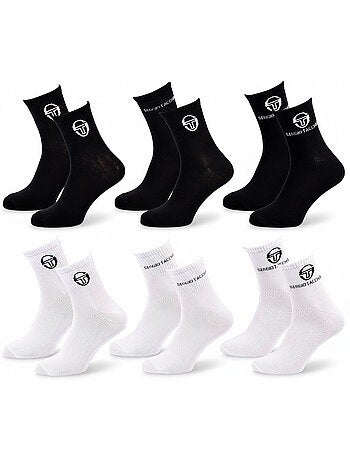 Sergio Tacchini Pack Calcetines Cortos Mujer Quarter Lote de 6