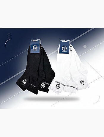 Sergio Tacchini Pack Calcetines Cortos Mujer Quarter Lote de 6