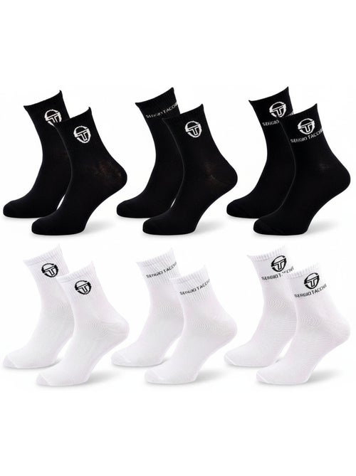 Sergio Tacchini Pack Calcetines Cortos Mujer Quarter Lote de 6 - Kiabi