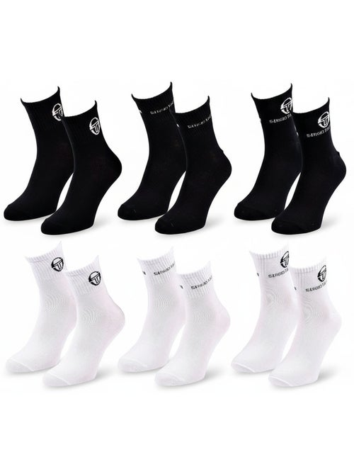 Sergio Tacchini Pack Calcetines Cortos Mujer Quarter Lote de 6 - Kiabi