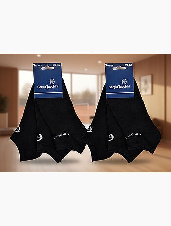 Sergio Tacchini Pack Calcetines cortos Mujer Sneaker Lote de 6