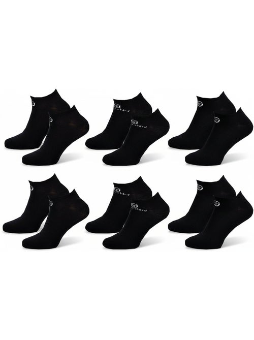 Sergio Tacchini Pack Calcetines Cortos Mujer Quarter Lote de 6 - Kiabi