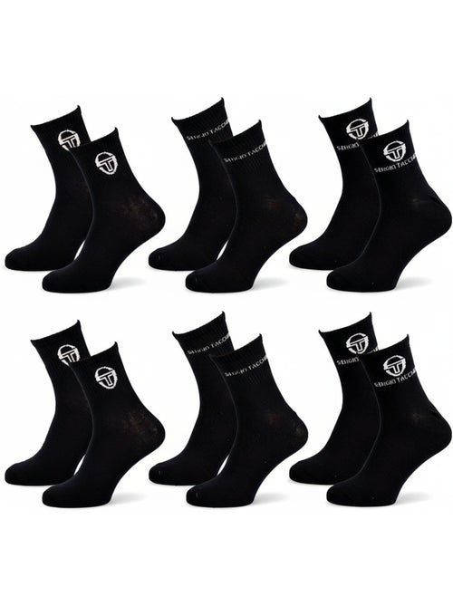 Sergio Tacchini Pack Calcetines Cortos Mujer Quarter Lote de 6 - Kiabi