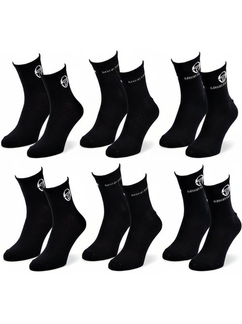 Sergio Tacchini Pack Calcetines Cortos Mujer Quarter Lote de 6 - Kiabi