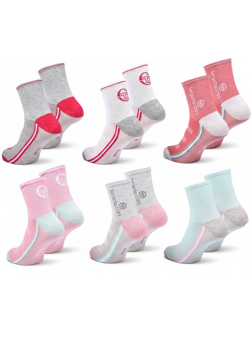 Sergio Tacchini Pack Calcetines cortos para niña Quarter Lote de 6 - Kiabi