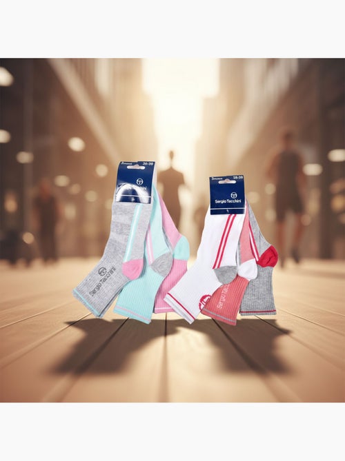 Sergio Tacchini Pack Calcetines cortos para niña Quarter Lote de 6 - Kiabi