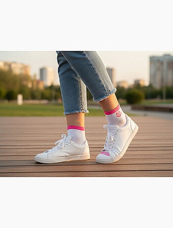 Sergio Tacchini Pack Calcetines cortos para niña Quarter Lote de 6