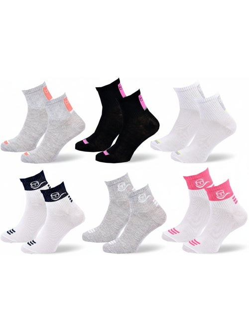 Sergio Tacchini Pack Calcetines cortos para niña Quarter Lote de 6 - Kiabi