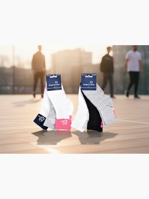 Sergio Tacchini Pack Calcetines cortos para niña Quarter Lote de 6 - Kiabi