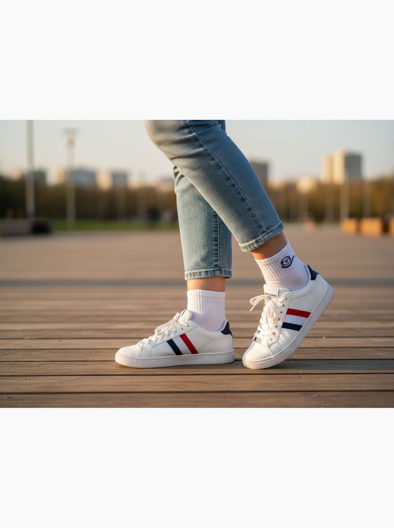 Sergio Tacchini Pack Calcetines cortos para niña Quarter Lote de 6 Negro Blanco - Kiabi