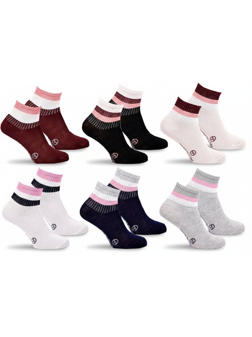 Sergio Tacchini Pack Calcetines cortos para niña Quarter Lote de 6 - Kiabi