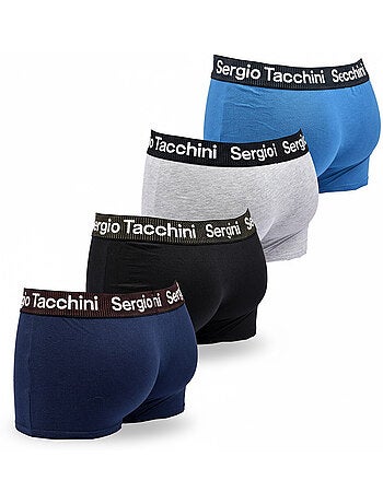 Sergio Tacchini Pack de 4 Boxers Hombre