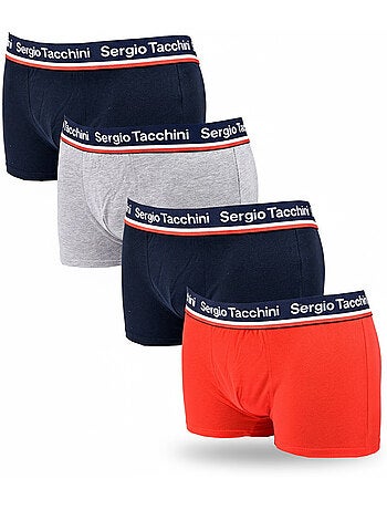 Sergio Tacchini Pack de 4 Boxers Hombre