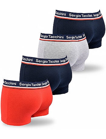 Sergio Tacchini Pack de 4 Boxers Hombre