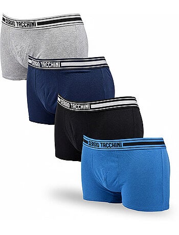 Sergio Tacchini Pack de 4 Boxers Hombre
