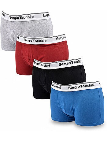 Sergio Tacchini Pack de 4 Boxers Hombre