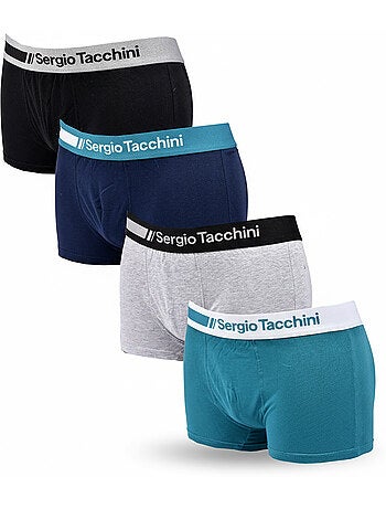 Sergio Tacchini Pack de 4 Boxers Hombre