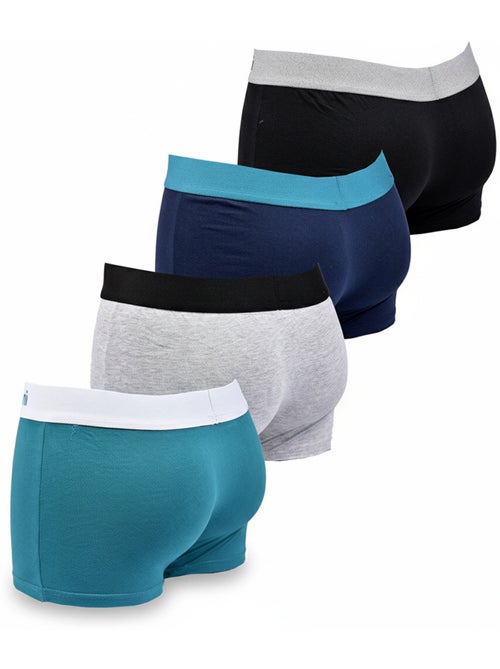 Sergio Tacchini Pack de 4 Boxers Hombre - Kiabi Sergio Tacchini Pack de 4 Boxers Hombre - Kiabi