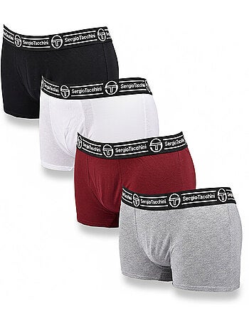 Sergio Tacchini Pack de 4 Boxers Hombre