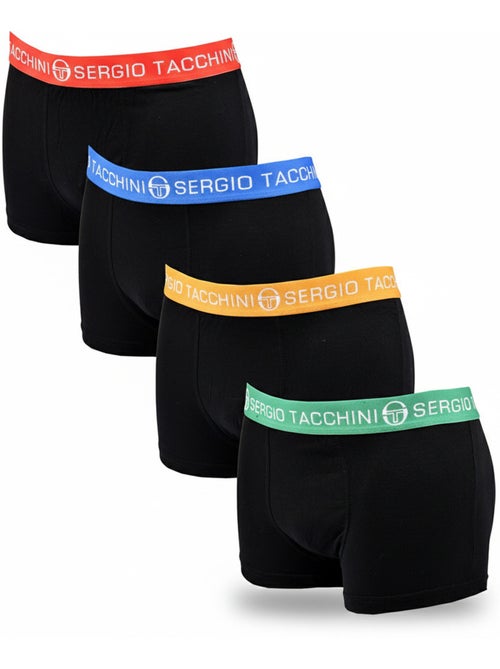 Sergio Tacchini Pack de 4 Boxers Hombre - Kiabi Sergio Tacchini Pack de 4 Boxers Hombre - Kiabi