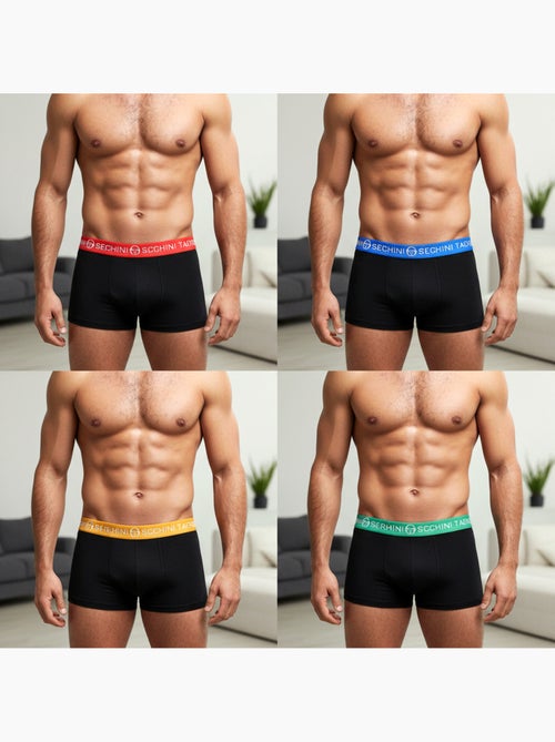 Sergio Tacchini Pack de 4 Boxers Hombre - Kiabi Sergio Tacchini Pack de 4 Boxers Hombre - Kiabi