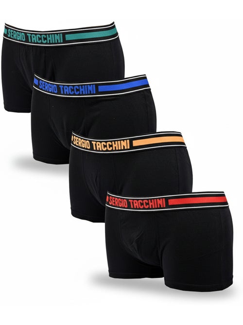 Sergio Tacchini Pack de 4 Boxers Hombre - Kiabi Sergio Tacchini Pack de 4 Boxers Hombre - Kiabi