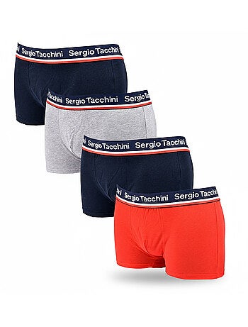Sergio Tacchini Pack de boxers para hombre Lote de 4