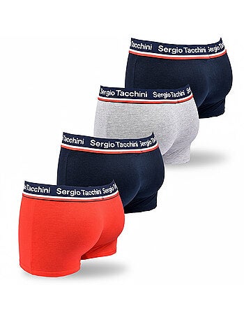 Sergio Tacchini Pack de boxers para hombre Lote de 4