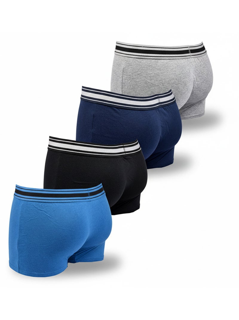 Sergio Tacchini Pack de boxers para hombre Lote de 4 Gris azul - Kiabi