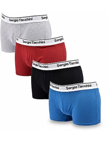 Sergio Tacchini Pack de boxers para hombre Lote de 4