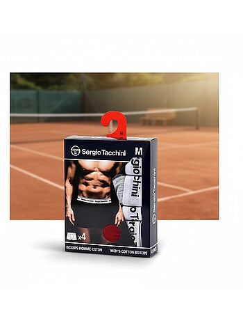Sergio Tacchini Pack de boxers para hombre Lote de 4