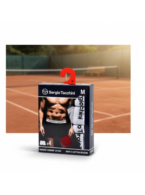 Sergio Tacchini Pack de boxers para hombre Lote de 4 - Kiabi