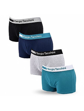 Sergio Tacchini Pack de boxers para hombre Lote de 4