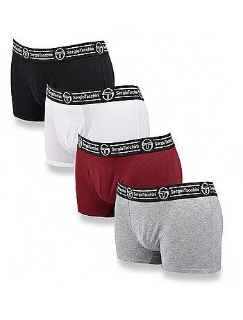 Sergio Tacchini Pack de boxers para hombre Lote de 4