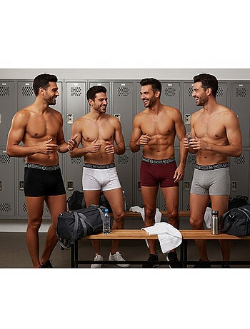 Sergio Tacchini Pack de boxers para hombre Lote de 4