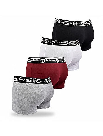 Sergio Tacchini Pack de boxers para hombre Lote de 4