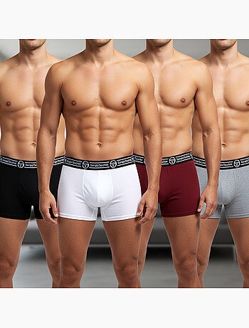 Sergio Tacchini Pack de boxers para hombre Lote de 4