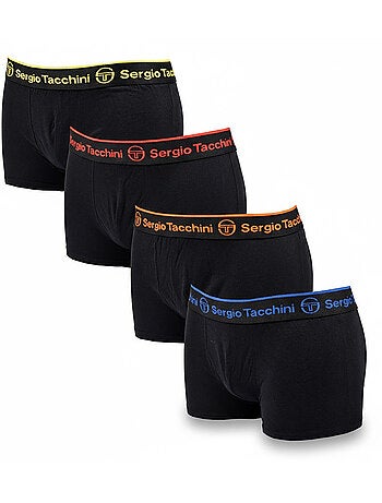 Sergio Tacchini Pack de boxers para hombre Lote de 4