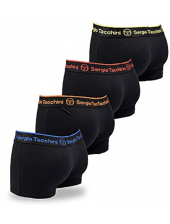 Sergio Tacchini Pack de boxers para hombre Lote de 4
