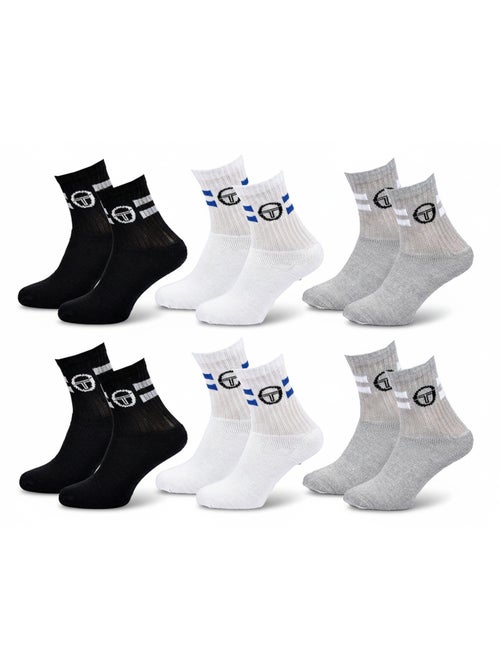 Sergio Tacchini Pack de calcetines para niños Tennis Crew Lote de 6 pares - Kiabi