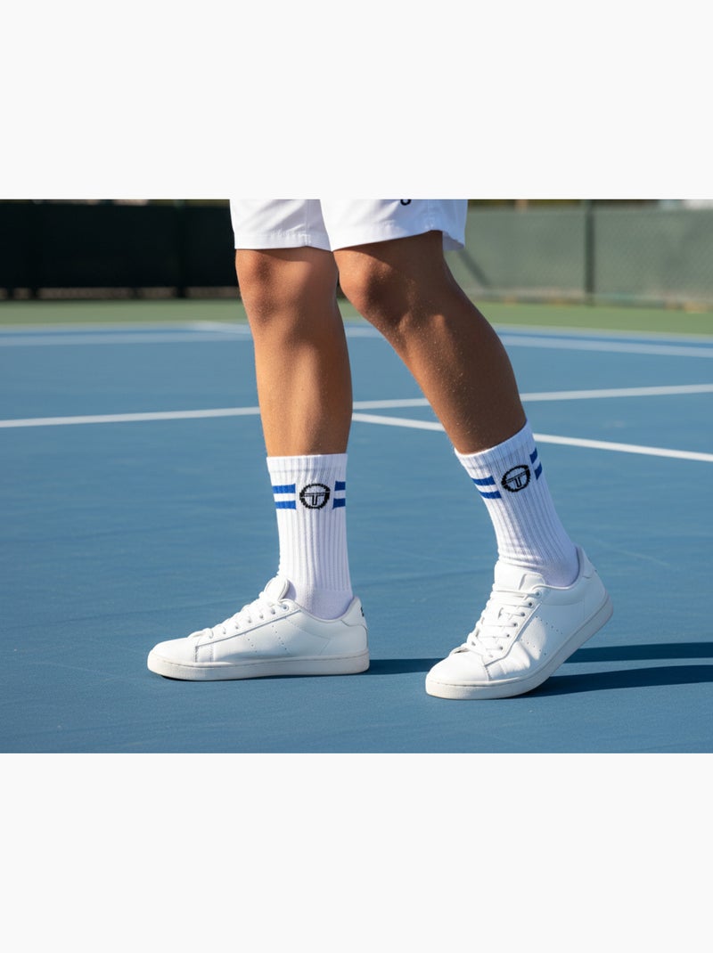 Sergio Tacchini Pack de calcetines para niños Tennis Crew Lote de 6 pares Negro - Kiabi