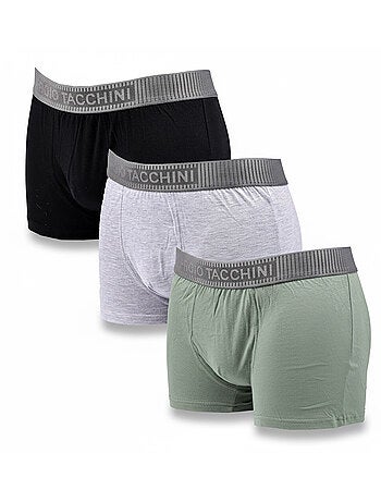 Sergio Tacchini Pack de calzoncillos bóxers para hombre Lote de 3