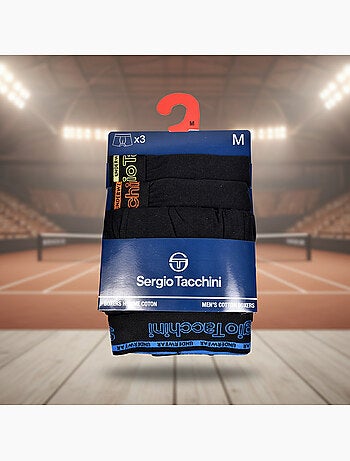 Sergio Tacchini Pack de calzoncillos bóxers para hombre Lote de 3