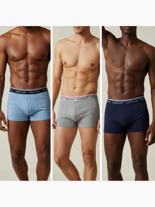 Sergio Tacchini Pack de calzoncillos bóxers para hombre Lote de 6 - Kiabi