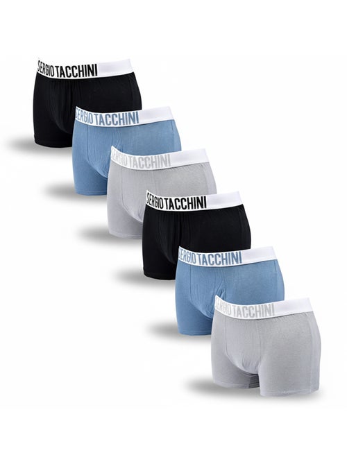 Sergio Tacchini Pack de calzoncillos bóxers para hombre Lote de 6 - Kiabi