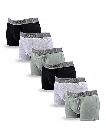 Sergio Tacchini Pack de calzoncillos bóxers para hombre Lote de 6
