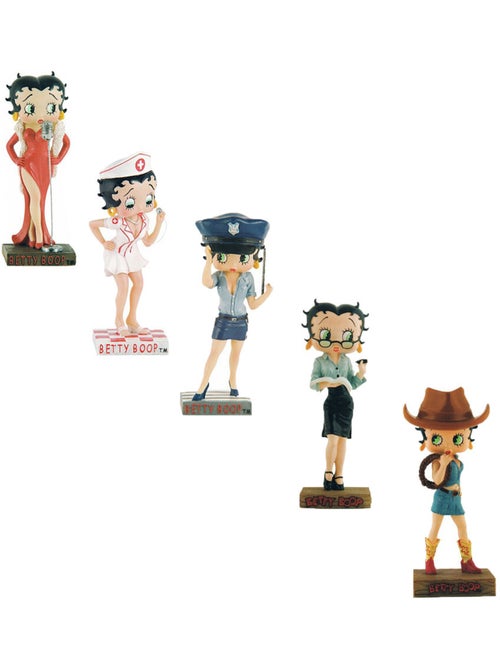 Serie de 10 figuras de resina betty boop betty boop show 15 cm - Kiabi Serie de 10 figuras de resina betty boop betty boop show 15 cm - Kiabi