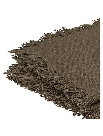 Servilleta de mesa con flecos x 2